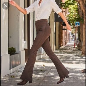 Spanx Faux Suede Flare Pants